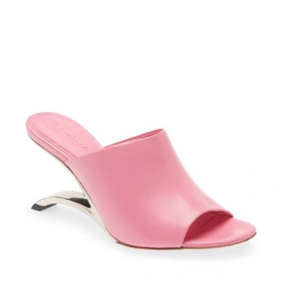 ALEXANDER MCQUEEN Sculptural Heel Mules - Picture 1 of 12